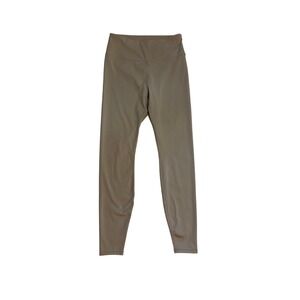 H&M Move Womens High Waisted Athletic Leggings Taupe Brown Size Small Yoga Pants